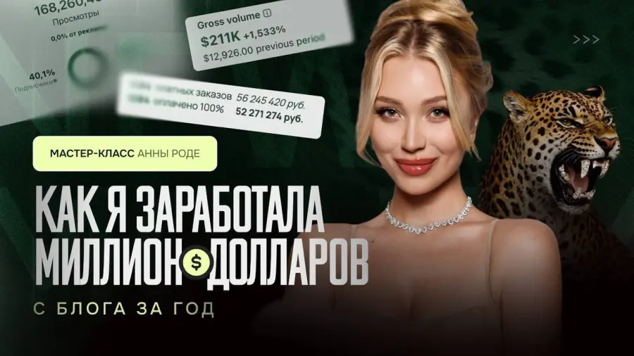 Анна Роде - Как я заработала миллион долларов с блога за год