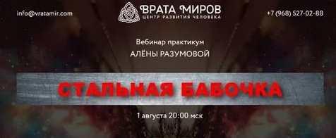 Врата Миров / Алёна Разумова - Стальная бабочка