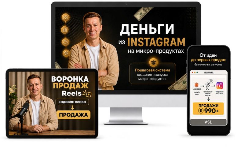 Деньги из Инстаграм на микро / Андрей Скоробогатов - продуктах