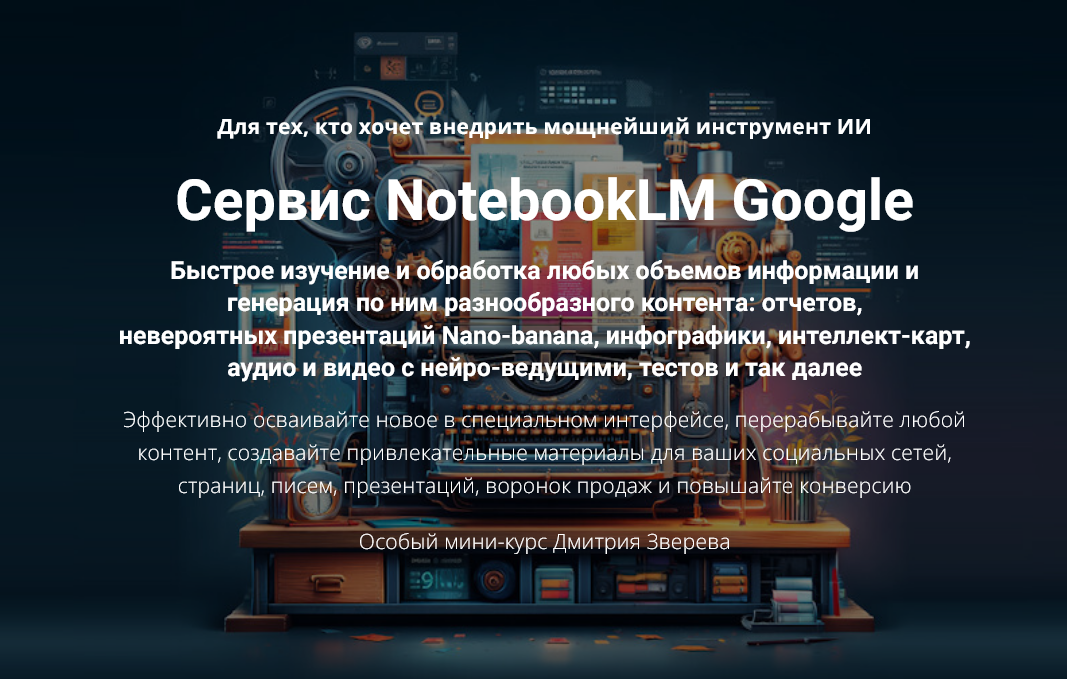 Дмитрий Зверев - Сервис NotebookLM Google