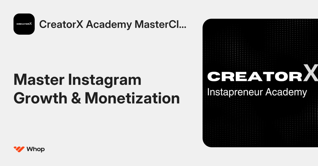 CreatorX Academy - Рост и монетизация Instagram