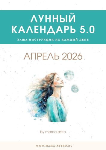 mama.astro - Лунный календарь 5.0. Ваша инструкция на каждый день (Апрель 2026)