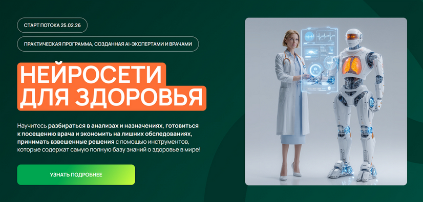 Zerocoder - Нейросети для здоровья. Тариф Самостоятельный