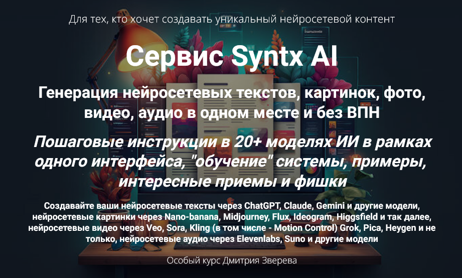 Дмитрий Зверев - Сервис Syntx AI