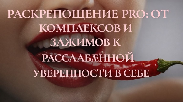Private College - Снежинская, Рублева, Белая → Раскрепощение PRO: от комплексов и зажимов к расслабл