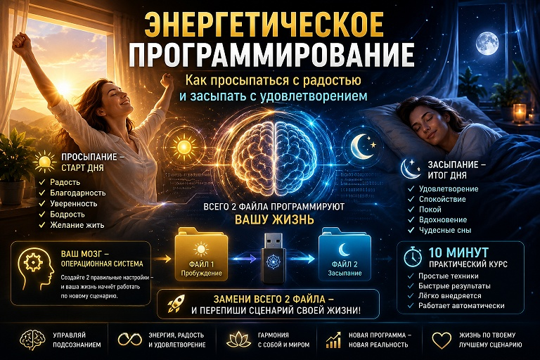 Гелиос - Энергетическое программирование. Как просыпаться с радостью и засыпать с удовлетворением