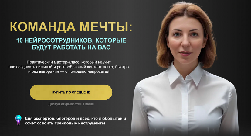Надежда Сокирская - Команда мечты: 10 нейросотрудников, которые будут работать на вас