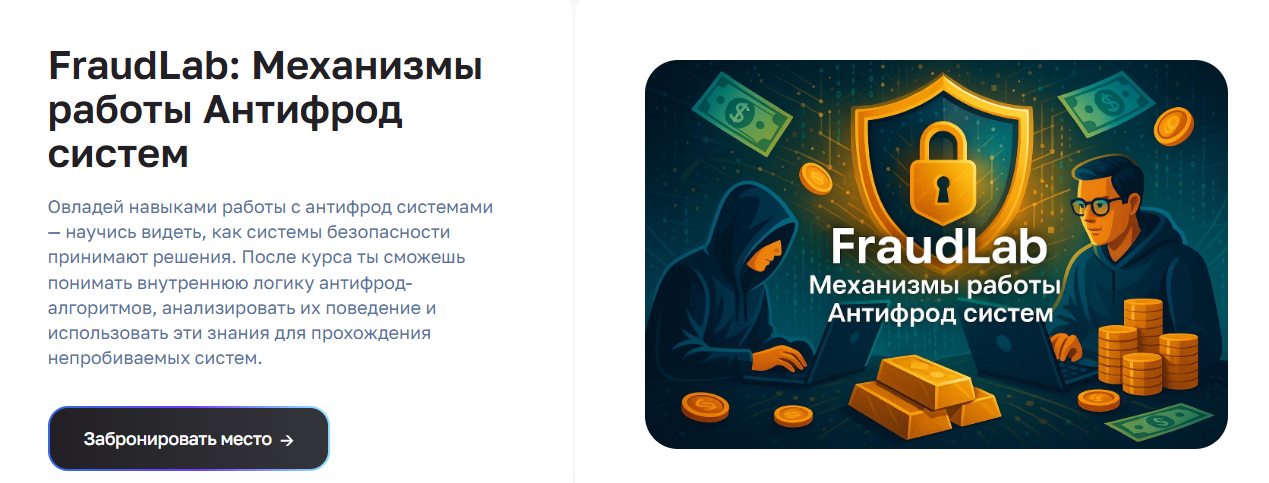Detect.Expert Academy - Vektor T13 → FraudLab: Механизмы работы Антифрод систем