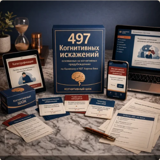 Терапевты будущего - 497 ментальных конфронтаций на основе когнитивных искажений