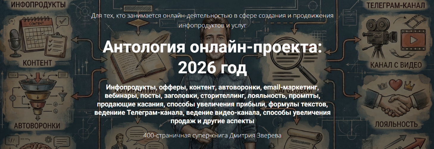 Антология онлайн / Дмитрий Зверев - проекта: 2026 год