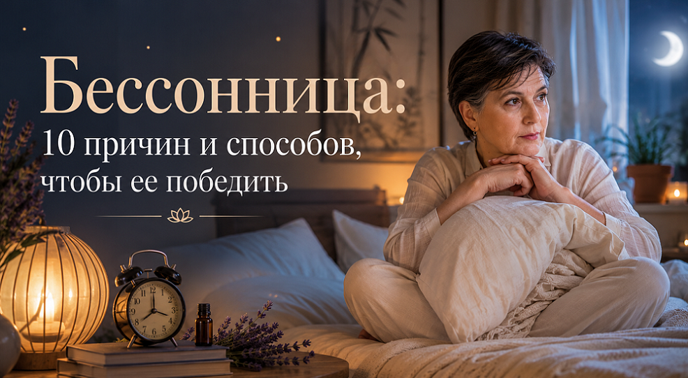 Алена Лебедева - Бессонница: 10 причин и способов, чтобы ее победить