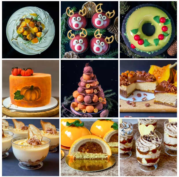 Pastry-School / Елена Крохмаль - 10 лучших новогодних десертов