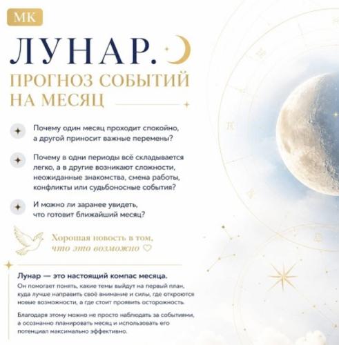 Изабелла Кривцова - Лунар. Прогноз событий на месяц